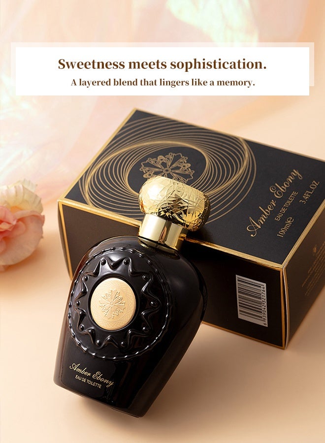عنبر عطر أمبر تشومي أو دو تواليت 100 مل، عطر فاخر يدوم طويلاً برائحة الفواكه والزهور للنساء، هدية مثالية لها - Image 5